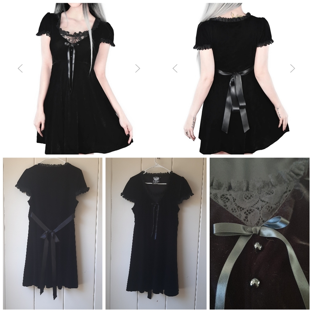 NWOT Killstar Heather Babydoll Dress XXL